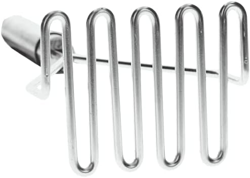 Chef Aid - Presse-Purée Chef Aid en Acier Inoxydable, Outil pour Purée de Pommes de Terre, Aliments pour Bébés, Légumes et Fruits, avec Boucle de Suspension Pratique, Argenté – Image 2