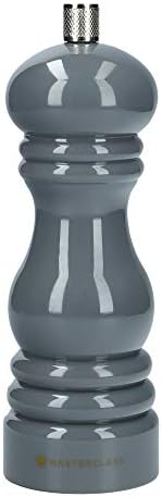 MasterClass Moulin à poivre ou à sel avec capuchon interchangeable, plastique, noir, 12 cm – Image 12