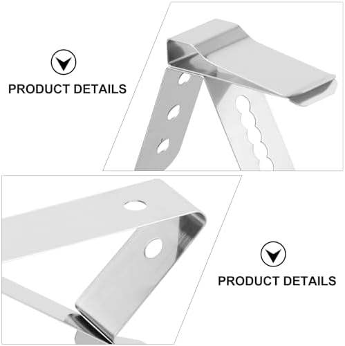 4 Pièces Clip De Fixation Du Thermomètre Clip De Grille En Métal Clip Porte-Gobelet Porte- De Température Pince De Température Fixation Grill Porte-Thermomètre Travail – Image 6