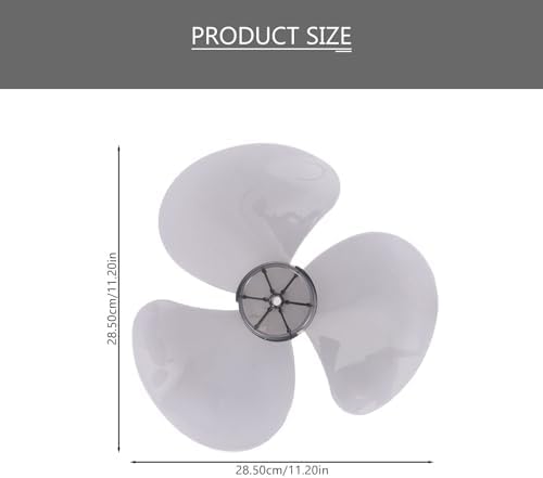 Gadpiparty 2 Pièces pale de ventilateur électrique Pale de ventilateur de 28 cm ventilateur mouche table ventilateur sur pied pales en plastique pales pour ventilateur de table vertical lame – Image 2