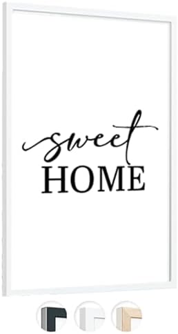 edihome, Cadre Photo A3, (1 Unité), 29,7 x 42, en Bois, Laminé Acrylique, pour Diplôme Universitaires, Mural, Décoration de Salon (Noir, 1 unité) – Image 10