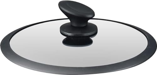 ROYALTY LINE, Couscoussier en acier inoxydable 15 Litres avec couvercle en verre, compatible gaz, électrique, céramique, halogène, induction, avec un revêtement antiadhésif sans PFOA, Noir – Image 2