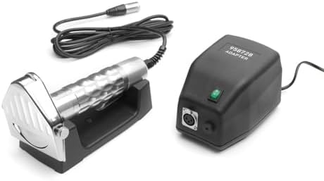 HENDI Couteau à kebab électrique, épaisseur de coupe réglable 0,5-6mm, 8000 RPM, trancheuse à viande Turc Shawarma Döner kebab, coupe-gyro, 80W, 230V, 232x120x(H)115mm, acier inoxydable