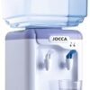 Jocca Distributeur d'eau avec Réservoir de 7 litres, Blanc et Violet, Fontaine à Eau et Boison, 24,5 x 23 x 34 cm, sans BPA, Pas d'Adaptateur pour Bouteille