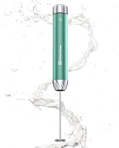 Maestri House Mousseur à Lait Rechargeable, Réglage de la Vitesse en Continu, Mousseur a Lait Café au Latte Premium électrique, Cappuccino au Chocolat Chaud Matcha – Image 14