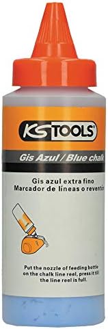 KS Tools 300.0080 Cordeau rechargeable 25 m corps en plastique + Pot poudre 180 g Bleu – Image 2