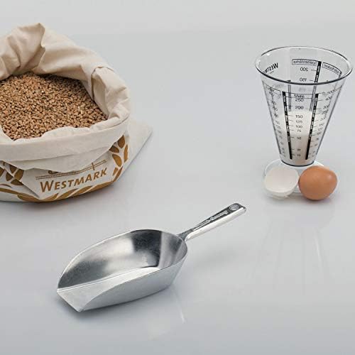 Westmark Pelle à Pâtisserie/Pesage et Remplissage, Capacité de remplissage : 210 ml (environ 170 g de farine), Aluminium, Hygia, argentéé, 91412291, Argent – Image 4