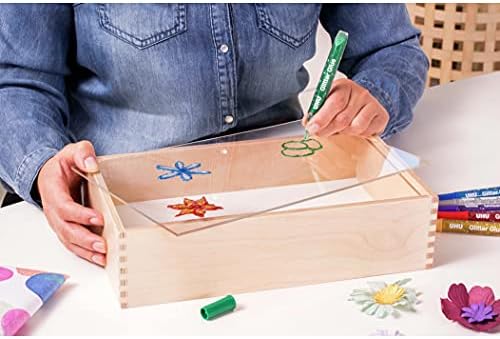 UHU Glitter Glue originale - Idéale loisir créatif, formule adaptée pour les enfants, lavable, multicolore, 6 tubes 10ml – Image 6