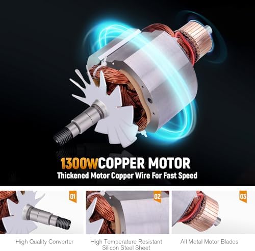 Moulin à Céréales Électrique, Couleeur Grinder Electrique 150g Haute Vitesse Broyage Moulin à Épices Moulin Epices avec 3 Lames en Acier Inoxydable Machine à Poudre pour Céréales Herbes Épices Noix – Image 5