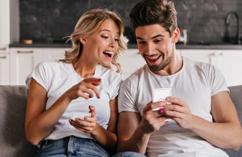 ATM Gaming Jeu Couple - OSMOOZ - 180 Cartes fabriquées en France – Idée Cadeau Femme & Homme - Jeu de société, Bleu – Image 3