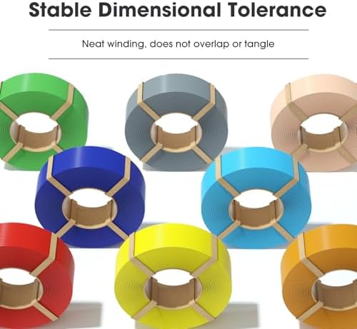 eSUN Filament PLA+ Refill 1.75mm, Recharge PLA Plus Filament d'Impression Sans Bobine, Précision Dimensionnelle +/- 0.03mm, 1KG (2.2 LBS) pour Imprimantes 3D,Blanc – Image 4