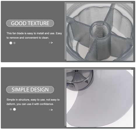 Gadpiparty 2 Pièces pale de ventilateur électrique Pale de ventilateur de 28 cm ventilateur mouche table ventilateur sur pied pales en plastique pales pour ventilateur de table vertical lame – Image 5