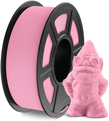 JAYO Matte PLA Filament 1.75mm, Filament PLA Matte pour Imprimante 3D, Neatly Wound Filament, Précision dimensionnelle +/- 0.03mm, Bobine de 1.1 kg(2.42 LBS), 363 Meters, PLA Matte Rose