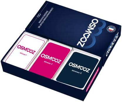 ATM Gaming Jeu Couple - OSMOOZ - 180 Cartes fabriquées en France – Idée Cadeau Femme & Homme - Jeu de société, Bleu – Image 4