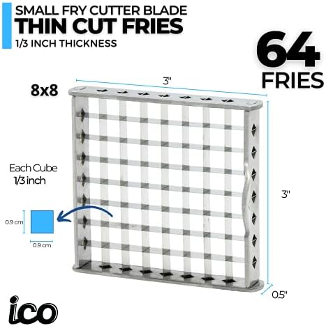 Lames de rechange pour coupe-frites ICO (petit modèle avec poussoir) – Image 3