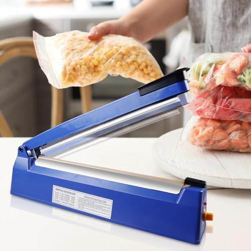 Thermoscelleuse Machine, Scelleuse Thermique, Soudeuse Sac Plastique, Avec Contrôle De La Température à 8 Vitesses, Thermoscelleuse pour Sacs En Plastique Pp Pe (Longueur 300 mm, Largeur 3 mm) – Image 7