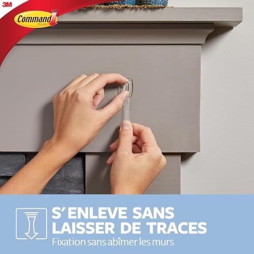 Command Mini crochet transparent avec bandes transparentes 17006CLRFGN – Image 5