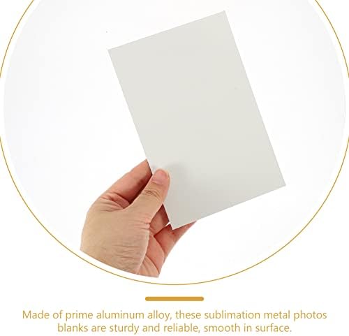 Sewroro 10 Pièces Sublimation en Aluminium Panneau Photo Métal Panneaux en Aluminium Panneau de Sublimation Plaque D'aluminium pour L'impression Sublimation DIY Photo – Image 7