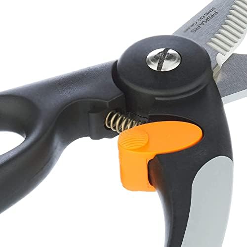Fiskars Cisaille à volaille, Longueur totale: 25 cm, Acier/Plastique, Functional Form, 1003033, Noir/Gris/Orange – Image 6