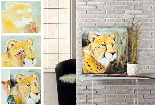 Marabu Artist 12200055970 - Acrylique blanc titane 970, 22 ml, peinture acrylique fine de qualité artistique, à base d'eau, consistance pâte, hautement pigmentée, très bonne brillance et opacité – Image 5