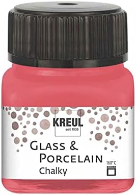 Kreul 16638 - Glass & Porcelain Chalky Ice Mint, 20 ml verre, doux - Peinture mate pour verre et porcelaine à base d'eau, séchage rapide, opaque – Image 19