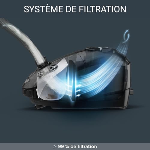 Rowenta Lot de 4 sacs aspirateur Hygiène+ Aromatic Fleur de cotton, Compatibles aves les aspirateurs traineaux, Très résistants, Haut pouvoir filtrant ZR200920, Blanc – Image 4