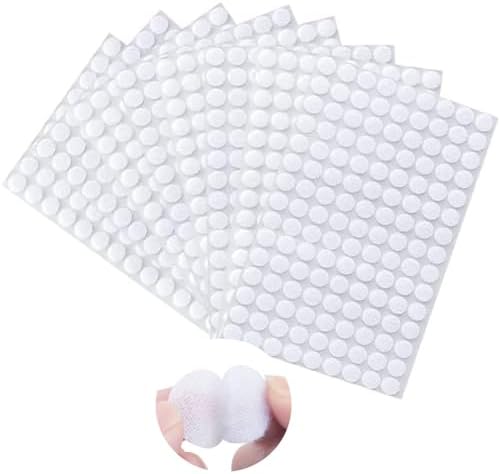 Scratch Autocollant 20mm, 600 Pcs Pastille Scratch Autocollant Crochets et Boucles, Scratch Autocollant Double Face Rond Blanc, Autocollantes Points pour DIY, Artisanat etc. (20mm 300 Paires) – Image 10