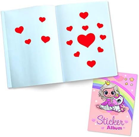 TopStick 1339 Autocollantes avec des motifs de coeur (200 stickers, papier, mat) auto-adhésives, étiquettes décoratives pour mariage, cadeau, anniversaire, Saint Valentin, amour, scrapbooking, rouge – Image 6