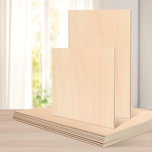 Tocome 20 pièces A4 contreplaqué 3mm tilleul 297 x 210 x 3mm contreplaqué laser 3mm plaque bois planche de tilleul 3mm basswood plywood – Image 4