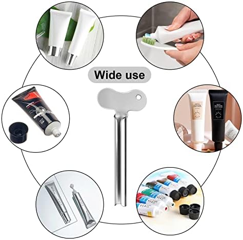 UKOFEW 3 pièces Presse Tubes Dentifrices, Presse Tubes, Presse Tube Metal, Très Pratique, pour Crème pour Les Mains, Dentifrice, Pigments Et Moutarde Tubular Goods – Image 3