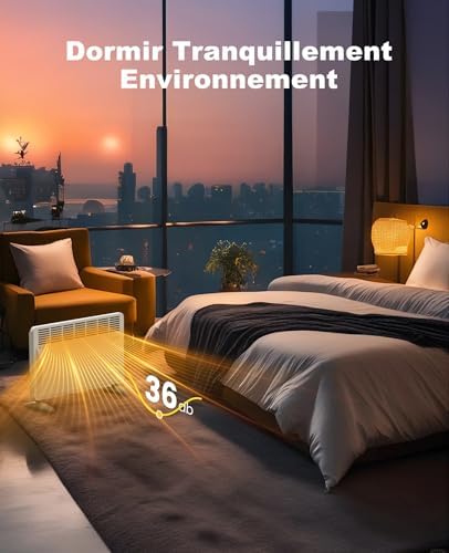 AIRMATE Chauffage d'appoint, Radiateur Electrique à Convection 1500W, 3 Modes, Chauffage Electrique économique Silencieux,Chauffage Electrique,Intérieur, Maison, Bureau – Image 7