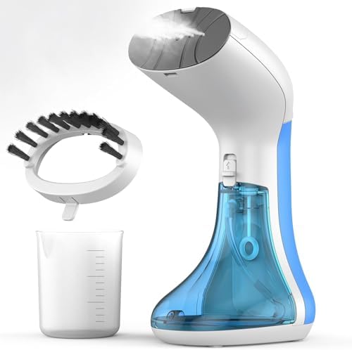 Midmoon Défroisseur Vapeur Vertical, Fer à Repasser Portable 1000W 150ml Voyage Vapeur Steamer, 30S Réchauffage Rapide Défroisseur pour La Maison, Le Bureau (White) – Image 8