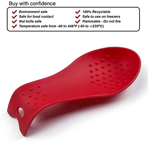 MSY BIGSUNNY Repose-cuillères en silicone pour cuisine – Image 4