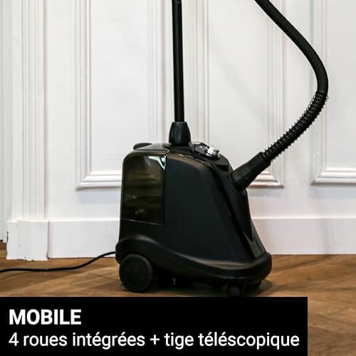 STEAMONE - Defroisseur Vapeur Vertical - Steamer Puissant 2000W - Qualité Professionnelle - Fer à Repasser - Grand Réservoir 3,5L - Accessoires inclus - Cable de 2,5m - Entreprise Française - T2000B – Image 4
