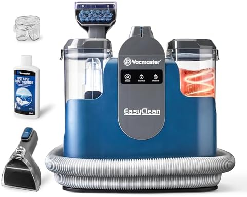Vacmaster SCC1201H Shampouineuse Canapé, Moteur Puissant de 500W, Nettoyeurs tapis et moquettes Idéal pour Taches & Saletés Quotidiennes, Nettoyeur pour Tapis, Moquettes, canapé, Tissus, Voiture