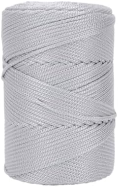 WNDUOKXH Fils à Crochet tricotés Creux en Polyester, Cordon épais pour l'artisanat de Bricolage, Fils à Crochet Creux pour Bricolage, Large Application, Kaki Clair – Image 18