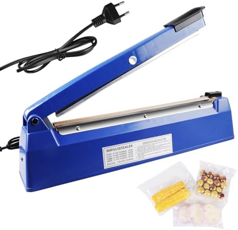 Thermoscelleuse Machine, Scelleuse Thermique, Soudeuse Sac Plastique, Avec Contrôle De La Température à 8 Vitesses, Thermoscelleuse pour Sacs En Plastique Pp Pe (Longueur 300 mm, Largeur 3 mm)