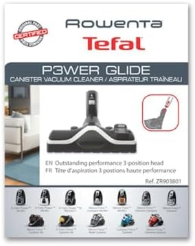 Rowenta ZR903801 Brosse Power Glide pour Aspirateurs Rowenta, Noir