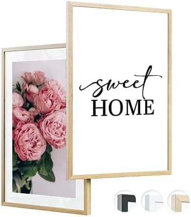 edihome, Cadre Photo A3, (1 Unité), 29,7 x 42, en Bois, Laminé Acrylique, pour Diplôme Universitaires, Mural, Décoration de Salon (Noir, 1 unité) – Image 13