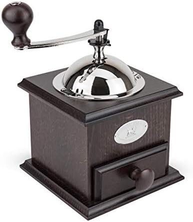 Peugeot Nostalgie Moulin à café Manuel Style Ancien, Mouture réglable, Couleur : Chocolat, Taille : 21 cm, Matière : Bois et INOX, 841-1 Noyer – Image 8