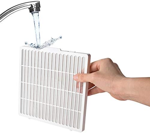 BLACK+DECKER BXDH12E - Déshumidificateur 12L, Jusqu'à 25m2, Fonction séchage, 2 vitesses, 1,8L, Programmable 24h/24, Réfrigérant écologique R290, Poignée de transport, Filtre amovible et lavable – Image 4