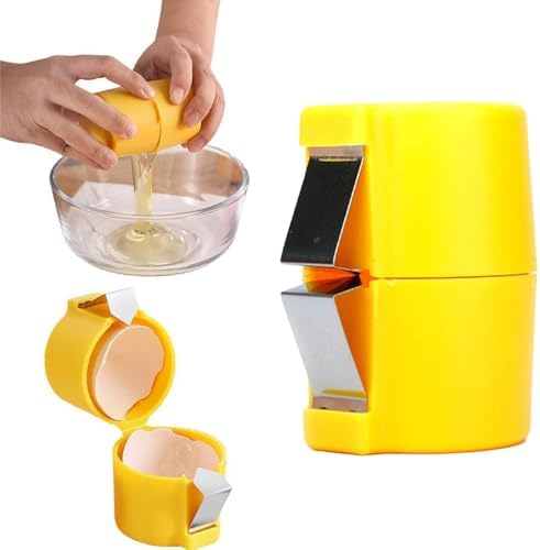 Outil De Casse-œufs, Ouvre-coquilles D'œufs, Outil De Craquage De Coquille D'œuf, Séparateur De Coquilles D'œufs Portatif Outils De Cuisson De Cuisine (Orange) – Image 12