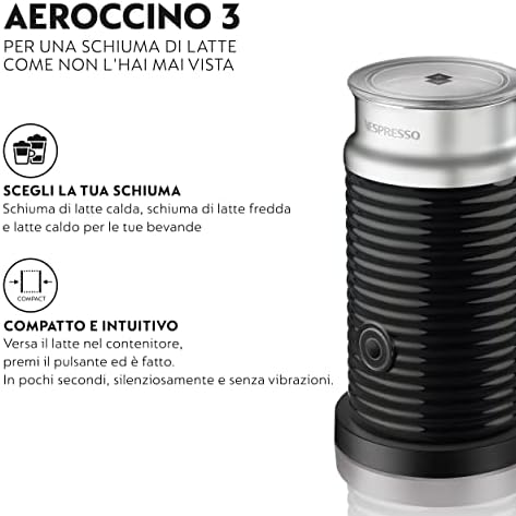 Nespresso Aeroccino 3 Emulsioneur de lait Noir (Import Allemagne) – Image 2