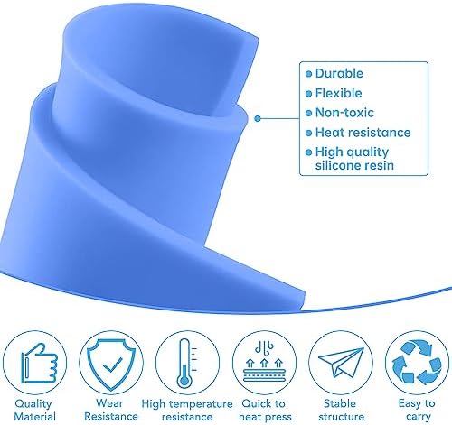 BNGXR 3pcs Silicone Mug Wrap, Mug Press Silicone Wrap, Ébauches de Sublimation Presse pour Tasses Machine à Sublimer les Tasses Machine à Presser les Tasses (avec gants) – Image 4