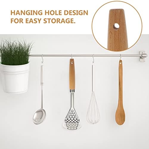 Kichvoe Pilon À Ail Pressoir A Fruit Outillage À Main À Main -Purée -Purée en Acier -Purée Ustensile -Purée Fruits -Purée pour À Domicile Garlic Outillage Nourriture pour Bébés – Image 4