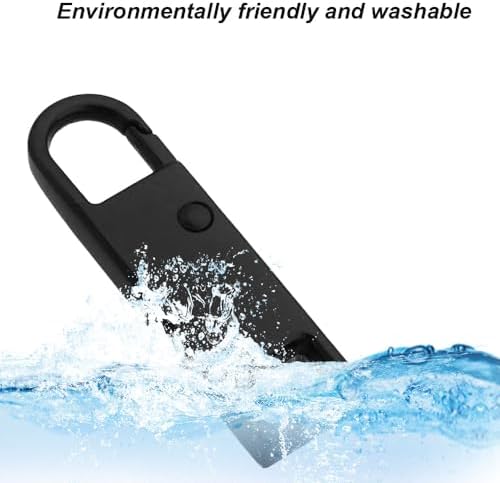 Tirettes de Réparation Fermeture Eclair, 12 Pcs Métal Zipper Pull, Métal Zipper Pull amovible, Tirette Fermeture Eclair Remplacement, Pour Porte Monnaie, Vêtements, Jeans, Valises – Image 6