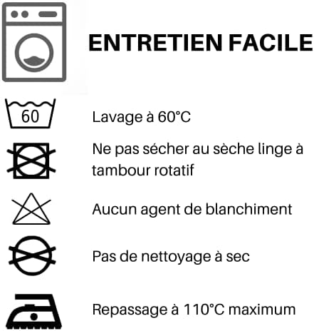 Lovely CASA - Taie d'oreiller -Taille 50x70 cm - 100% Coton certifié Oeko-Tex - Excellente qualité - Couleur Pétrole -Modèle Eden - Linge de Lit pour Maison - Doux et Confortable - Unisexe - Mixte – Image 4