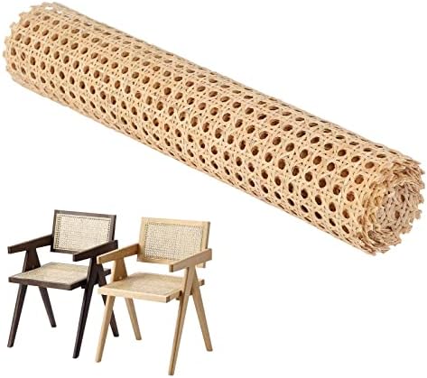 Plastique Sangle Rotin, 2 x 0,35m Sangle Cannage Rotin Rouleau, Carré Rouleau Rotin Cannage Rotin pour Bricolage Armoire Chaise Meuble