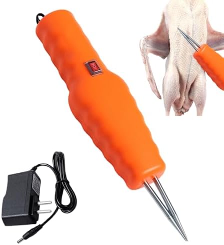 Plumeur de poulet portatif, plumeur électrique de plumes de volaille - Machine à plumer électrique portative,Machine à plumer les plumes portable pour poulet, canard, oiseau et dinde – Image 7