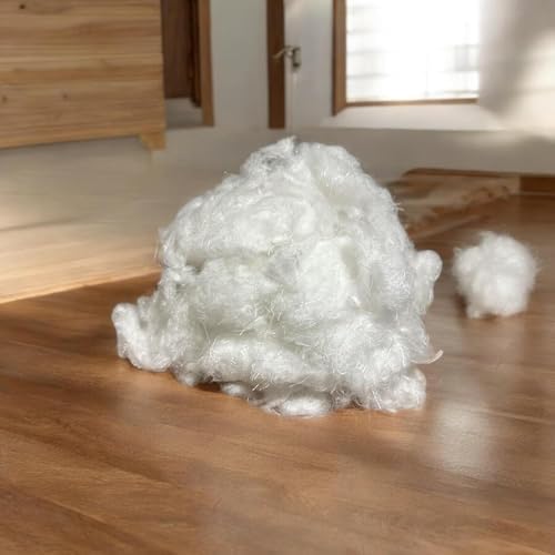 L22G Rembourrage en Microfibre Blanc Ouate de Rembourrage Acrylique Polyester Ouate Chaude (Poids au Choix) (2) – Image 3